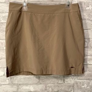 Avia Khaki Skort Skirt Shorts L Sports Golf Casual Pocket Tennis